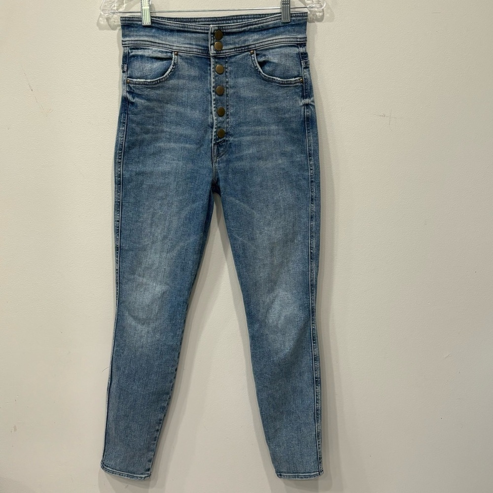 Mother The Swooner Snapped Ankle Highrise Jeans Women’s Size 27